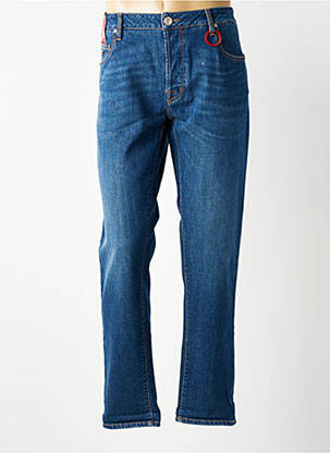 Jeans coupe slim fermeture boutonnée sur le devant taille normale bleu TRAMAROSSA homme