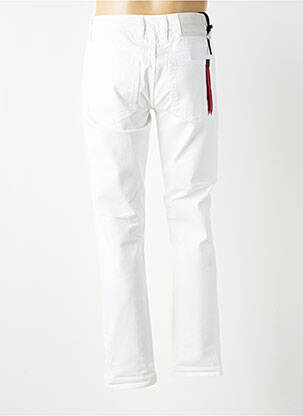 Jeans coupe slim fermeture boutonnée sur le devant taille normale blanc TRAMAROSSA homme