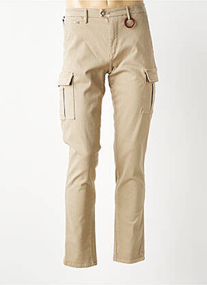 Pantalon cargo slim taille normale beige TRAMAROSSA homme