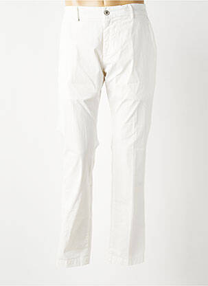 Pantalon chino stretch taille normale blanc BOB homme