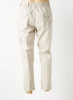 Pantalon chino tissage popeline taille normale beige BOB homme