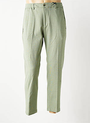 Pantalon chino stretch taille normale vert BOB homme