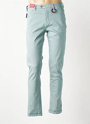 Pantalon chino tissage popeline taille normale vert TRAMAROSSA homme