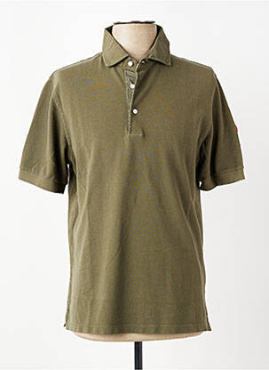Polo stretch manches courtes vert TRAMAROSSA homme