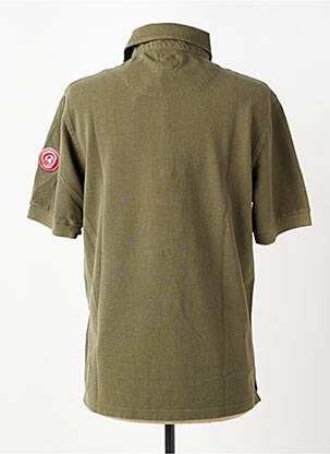 Polo stretch manches courtes vert TRAMAROSSA homme
