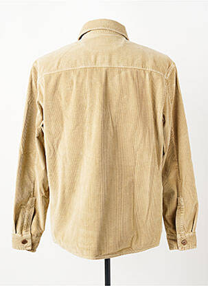 Chemise manches longues coupe droite beige BARMAS homme