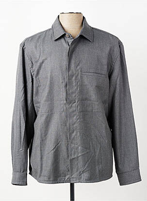 Chemise manches longues coupe cintrée gris BARMAS homme