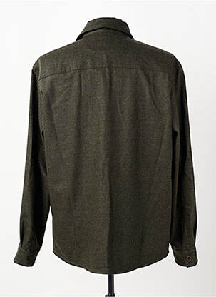 Chemise manches longues coupe cintrée vert BARMAS homme