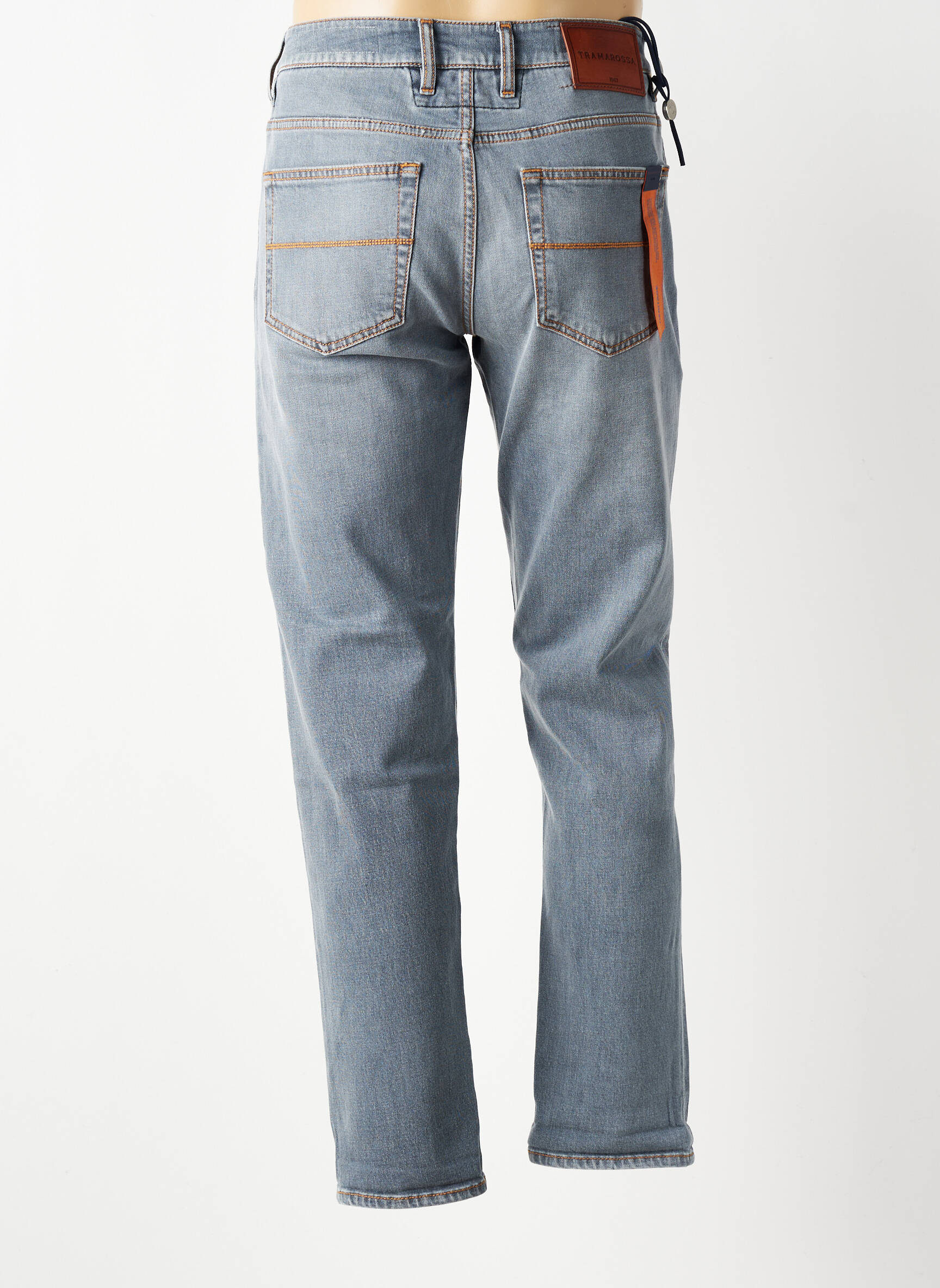 Jeans coupe slim fermeture boutonnée sur le devant taille normale bleu TRAMAROSSA homme