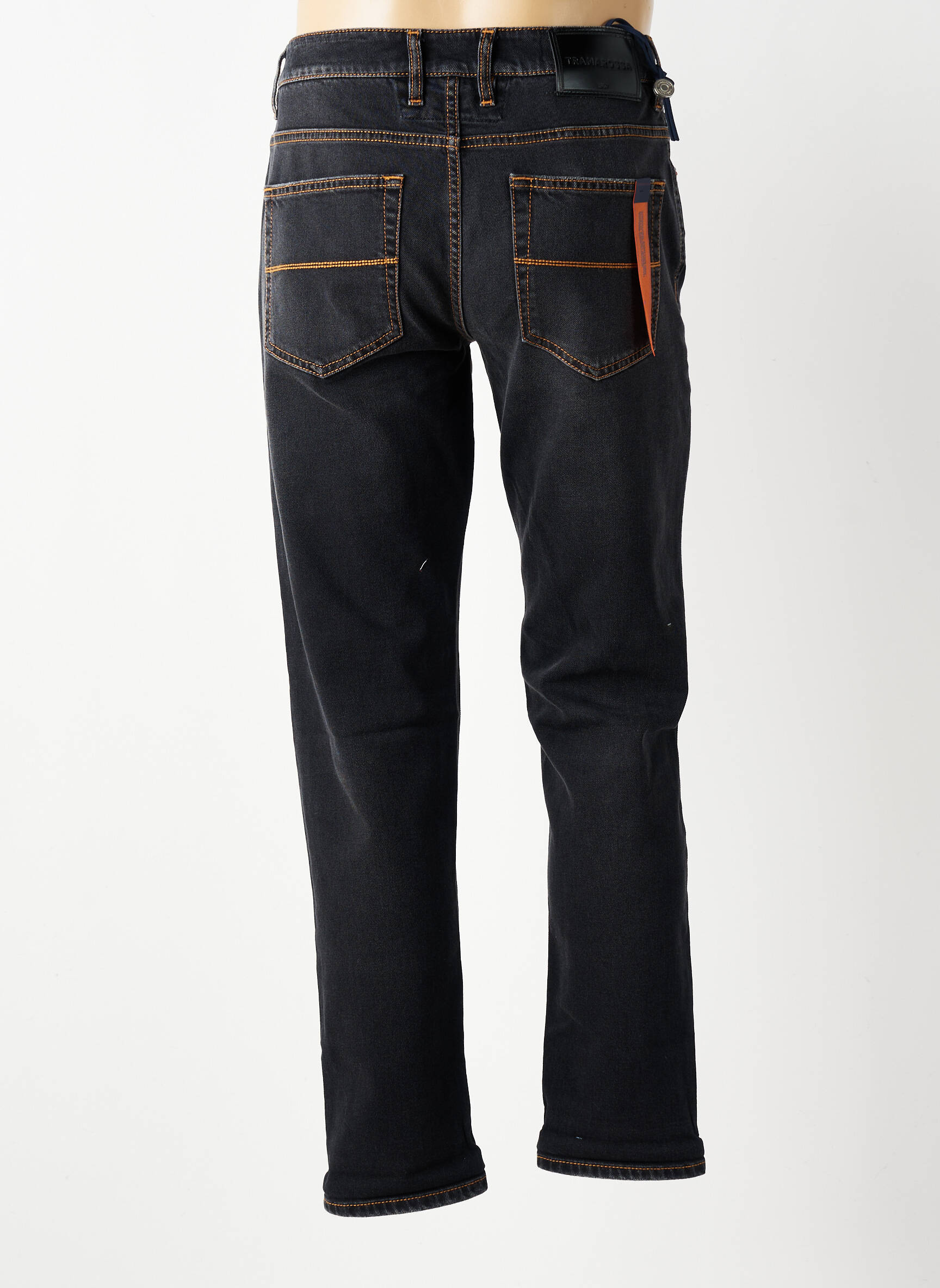 Jeans coupe slim fermeture boutonnée sur le devant taille normale noir TRAMAROSSA homme