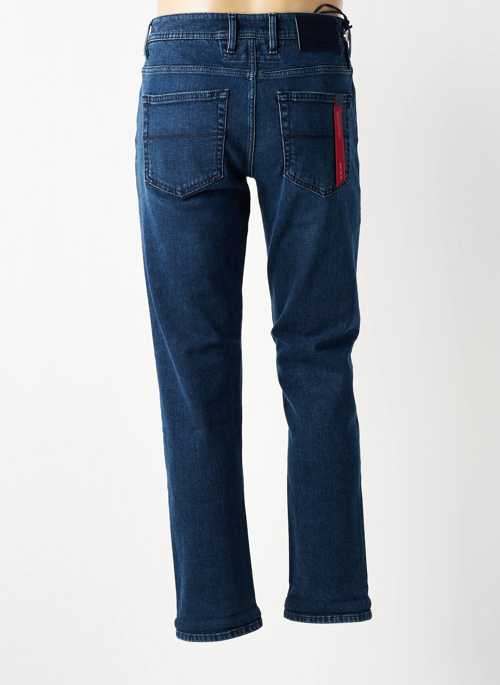 Jeans coupe slim fermeture boutonnée sur le devant taille normale bleu TRAMAROSSA homme