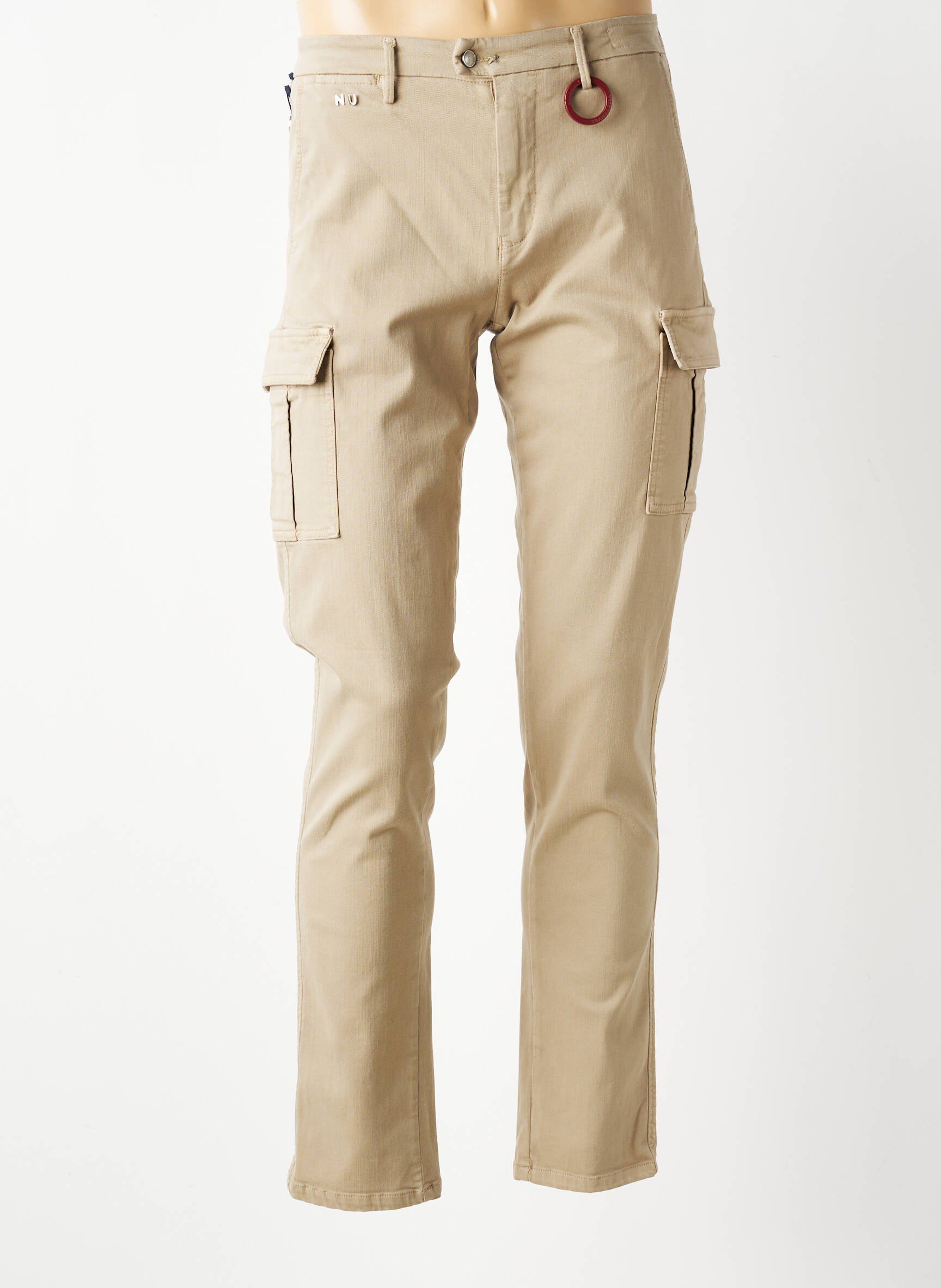 Pantalon cargo slim taille normale beige TRAMAROSSA homme