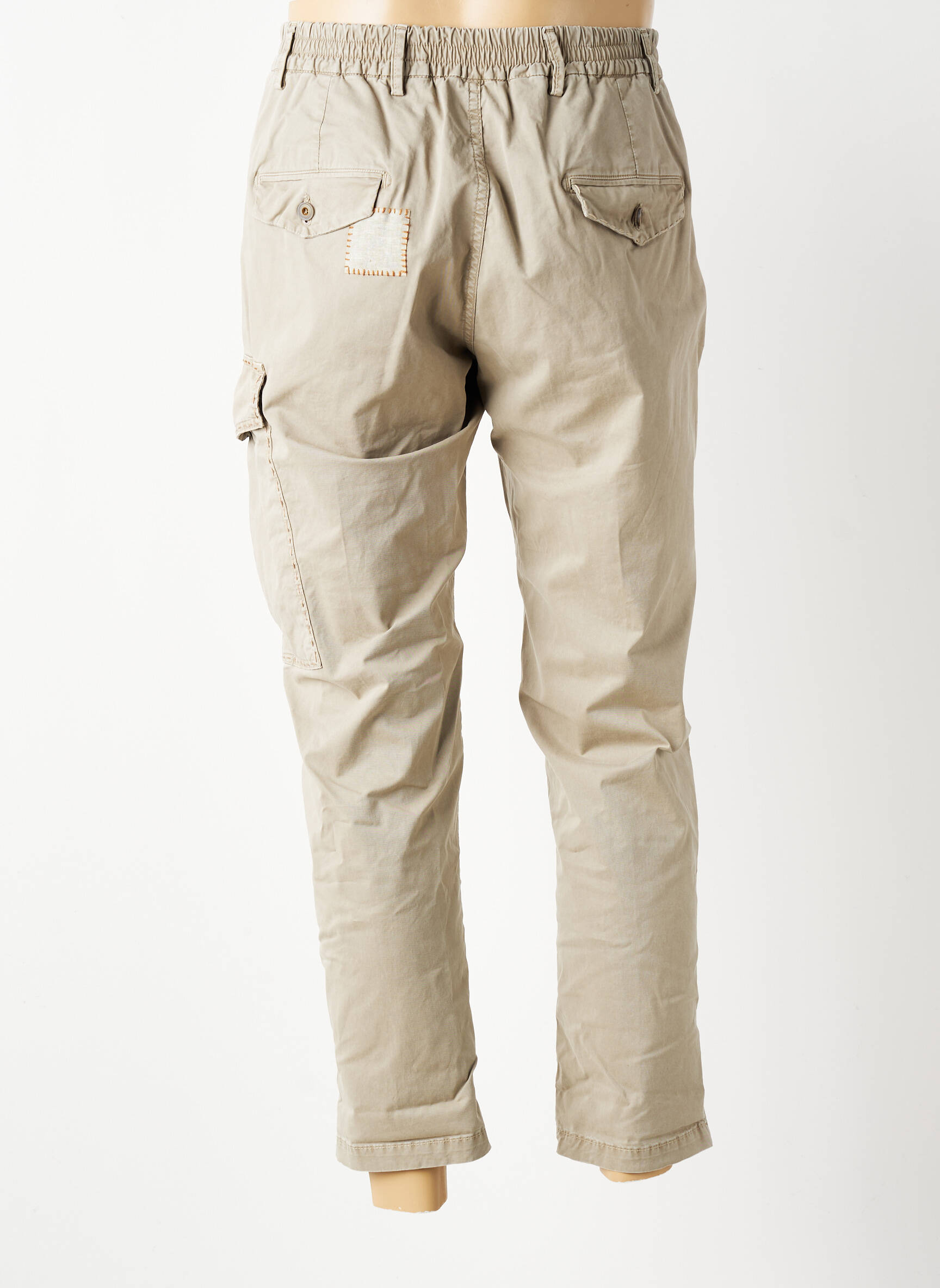 Pantalon cargo slim gris BOB homme