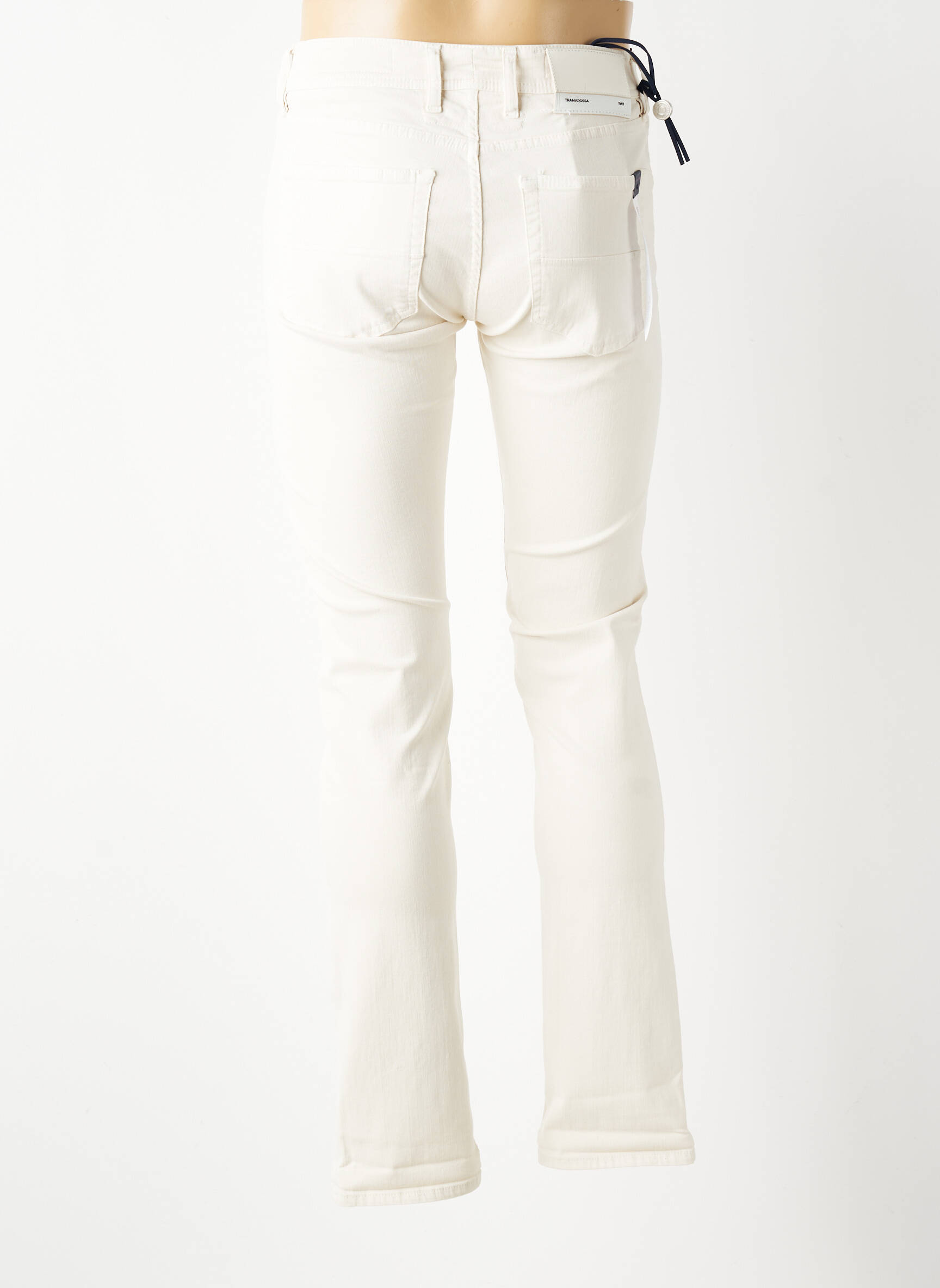 Jeans coupe slim stretch taille normale beige TRAMAROSSA homme
