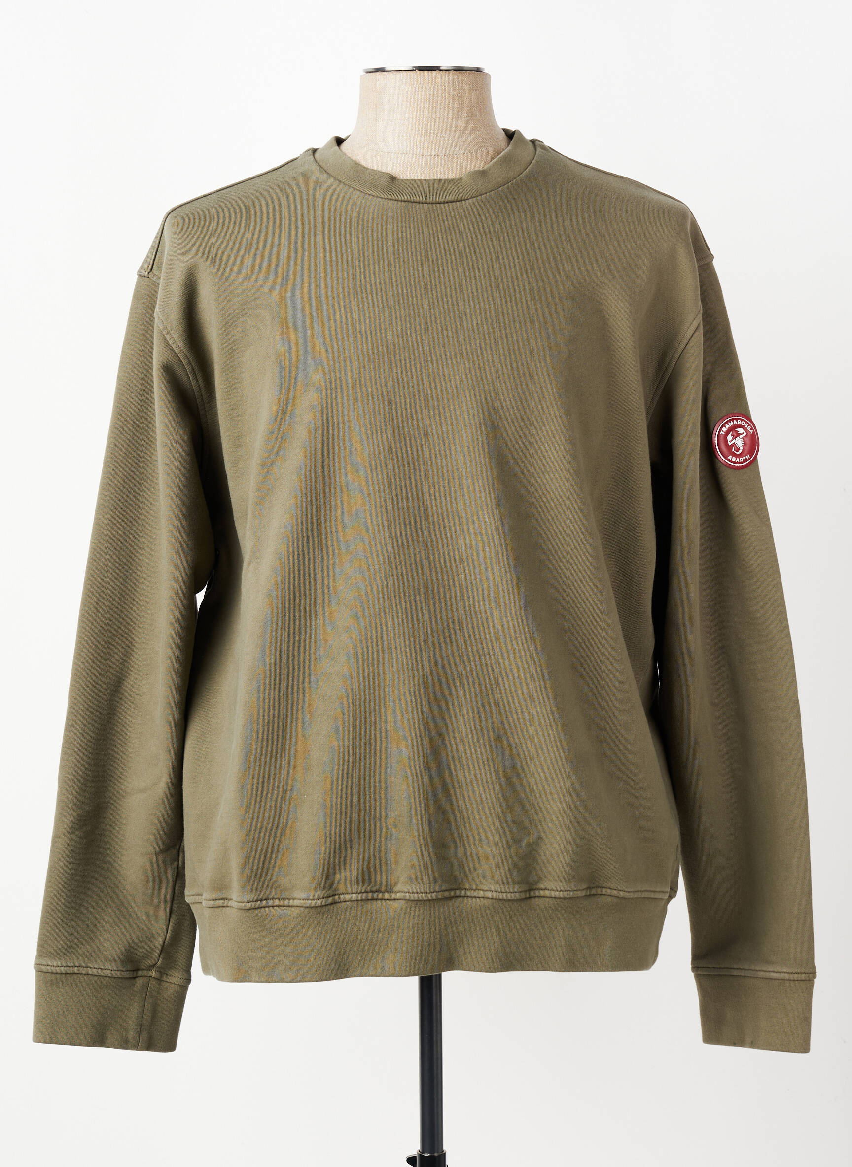 Sweat-shirt stretch manches longues vert TRAMAROSSA homme