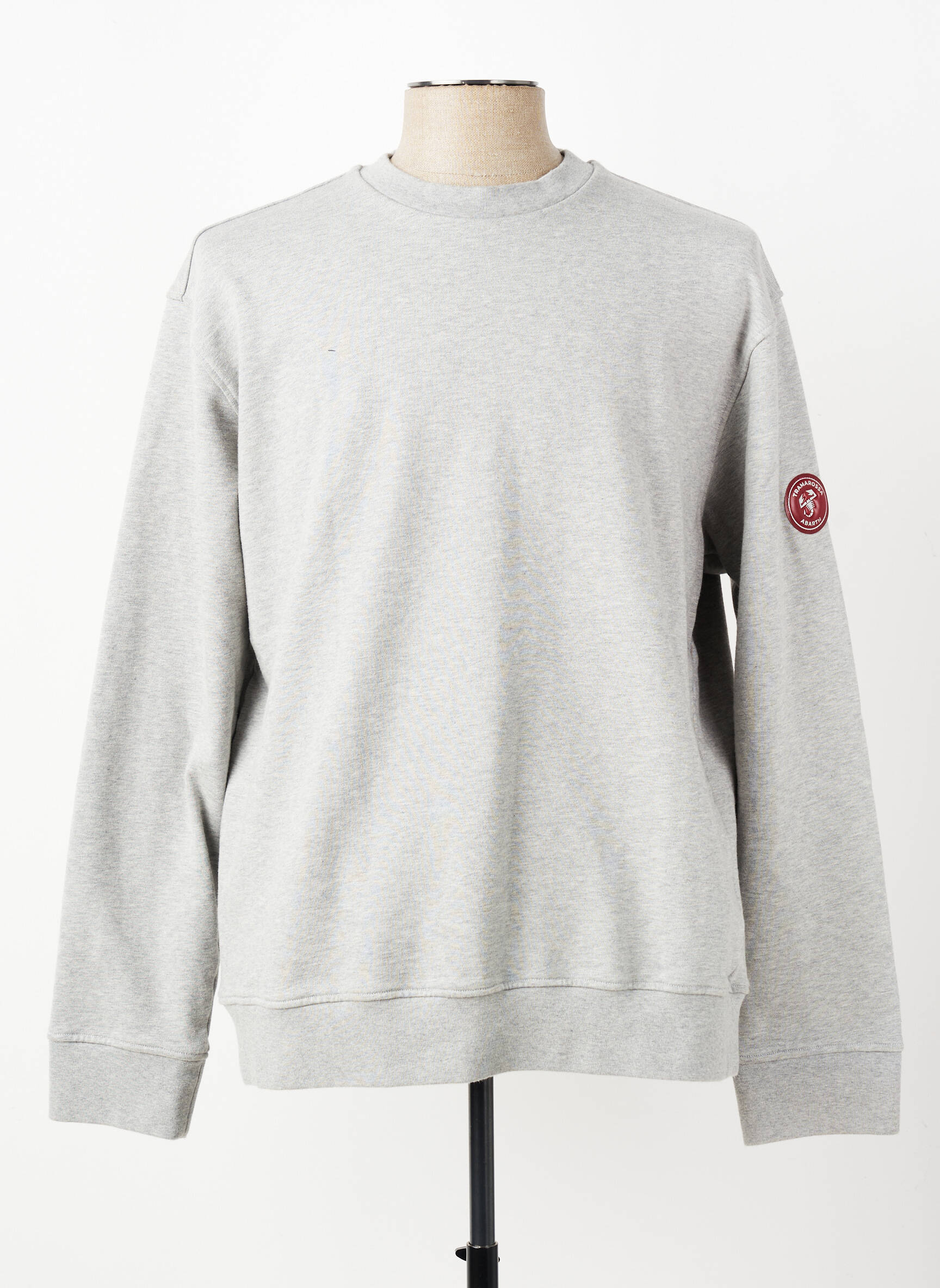 Sweat-shirt stretch manches longues gris TRAMAROSSA homme