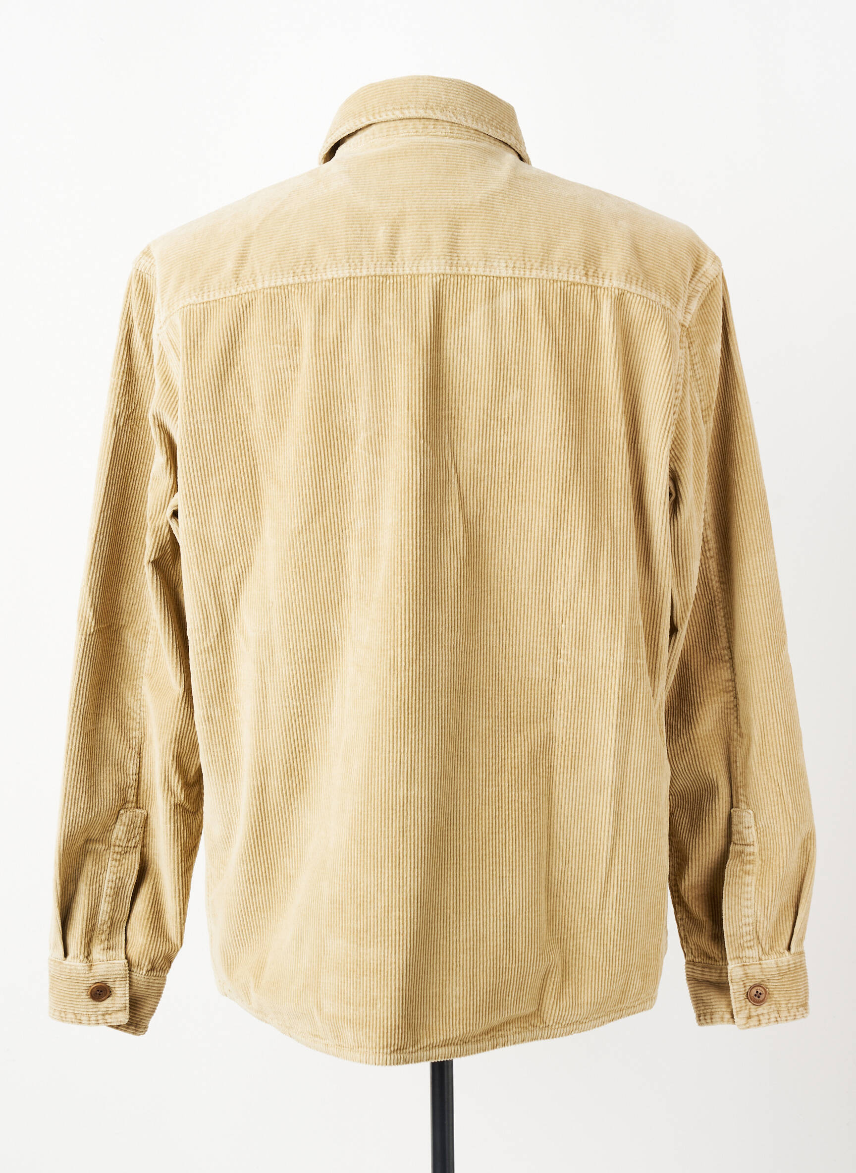 Chemise manches longues coupe droite beige BARMAS homme
