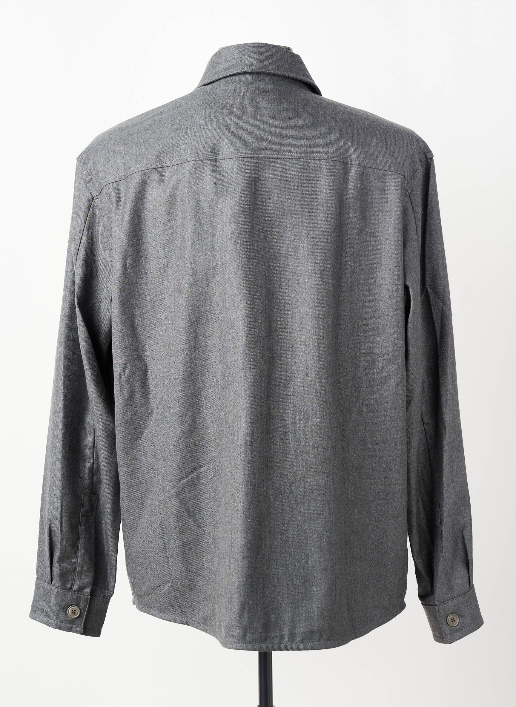Chemise manches longues coupe cintrée gris BARMAS homme