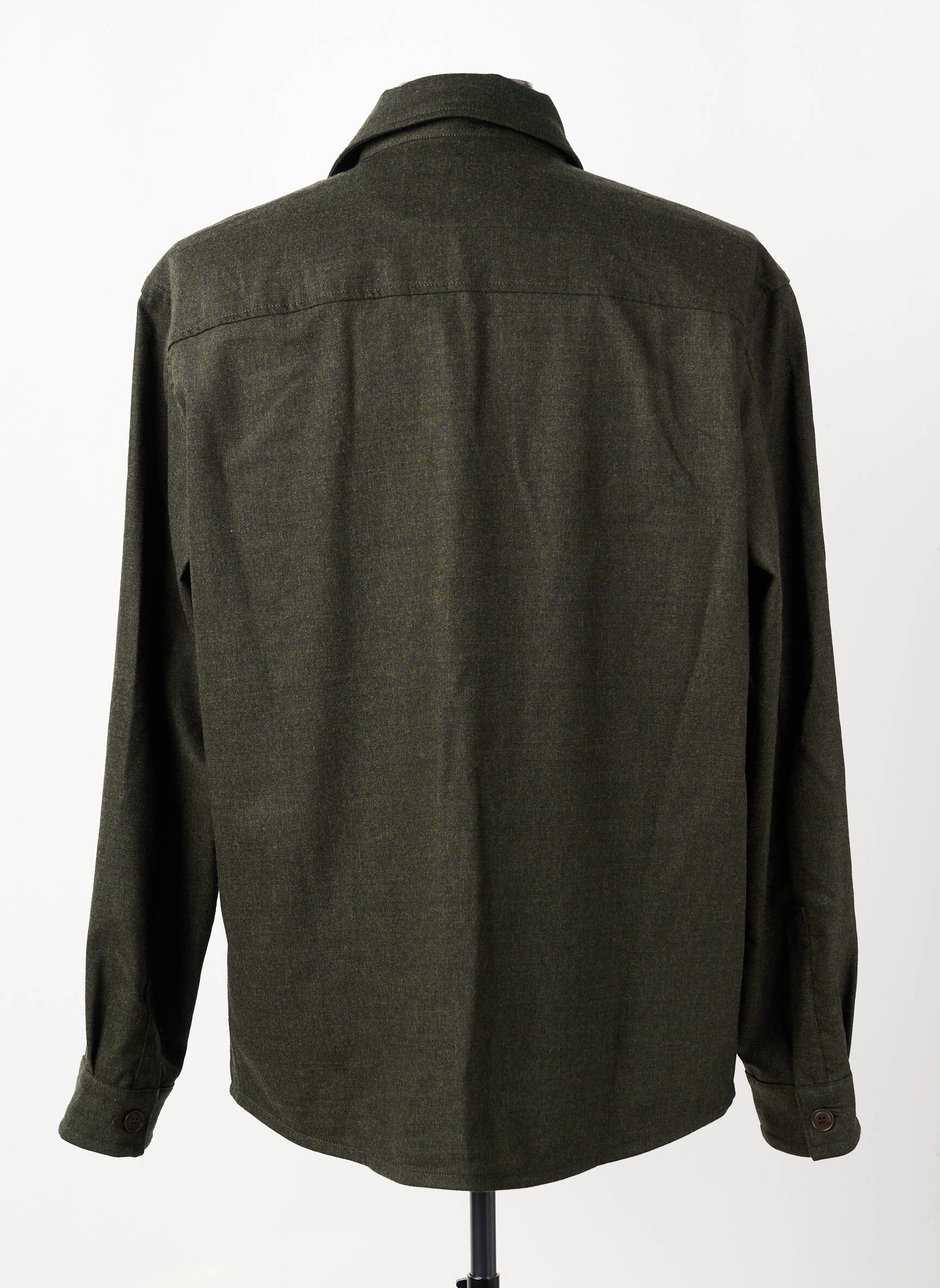 Chemise manches longues coupe cintrée vert BARMAS homme