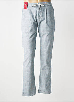 Pantalon chino imprimé imprimé prince de galle taille normale bleu TRAMAROSSA homme