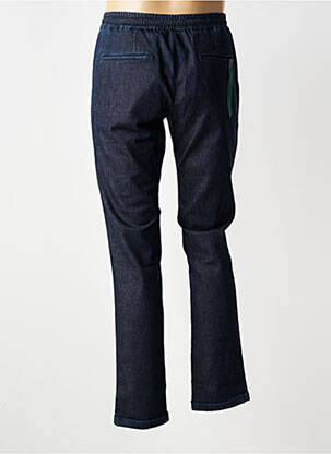 Pantalon chino fermeture zippée sous rabat avec crochet taille normale bleu TRAMAROSSA homme