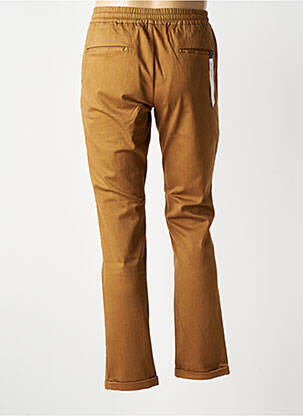 Pantalon chino fermeture zippée sous rabat avec crochet taille normale marron TRAMAROSSA homme