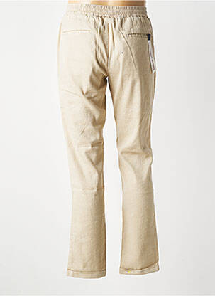 Pantalon chino fermeture zippée sous rabat avec crochet taille normale beige TRAMAROSSA homme