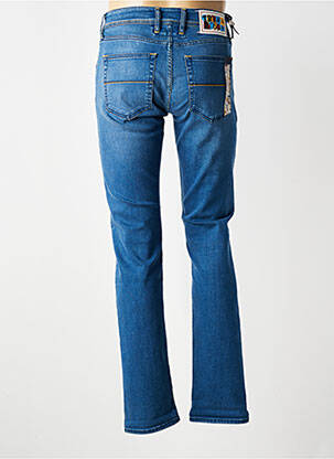 Jeans coupe slim stretch taille normale bleu TRAC homme