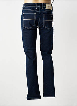 Jeans coupe slim stretch taille normale bleu fonce TRAC homme