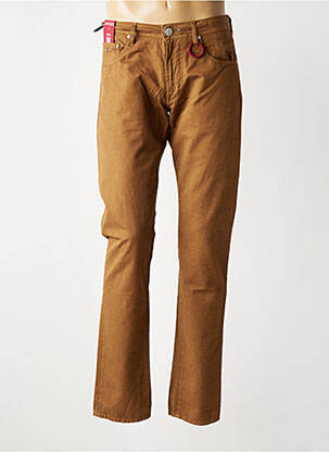 Jeans coupe slim stretch taille normale marron TRAMAROSSA homme
