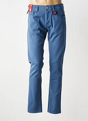 Jeans coupe slim fermeture boutonnée sur le devant taille normale bleu TRAMAROSSA homme
