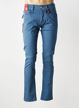 Jeans coupe slim fermeture boutonnée sur le devant taille normale bleu TRAMAROSSA homme