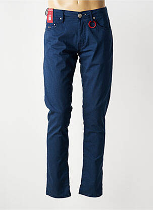 Jeans coupe slim fermeture boutonnée sur le devant taille normale bleu TRAMAROSSA homme