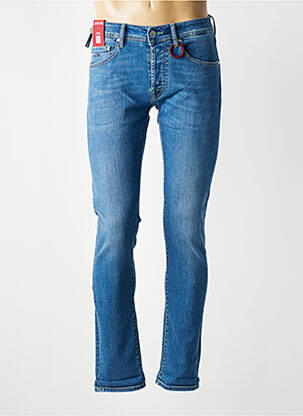 Jeans coupe slim fermeture boutonnée sur le devant taille normale bleu TRAMAROSSA homme