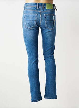 Jeans coupe slim fermeture boutonnée sur le devant taille normale bleu TRAMAROSSA homme