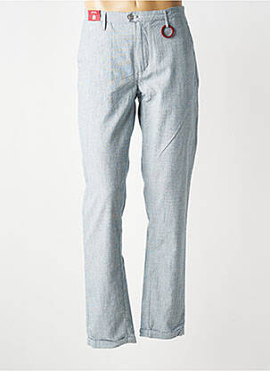 Pantalon chino tissage chiné taille normale bleu TRAMAROSSA homme