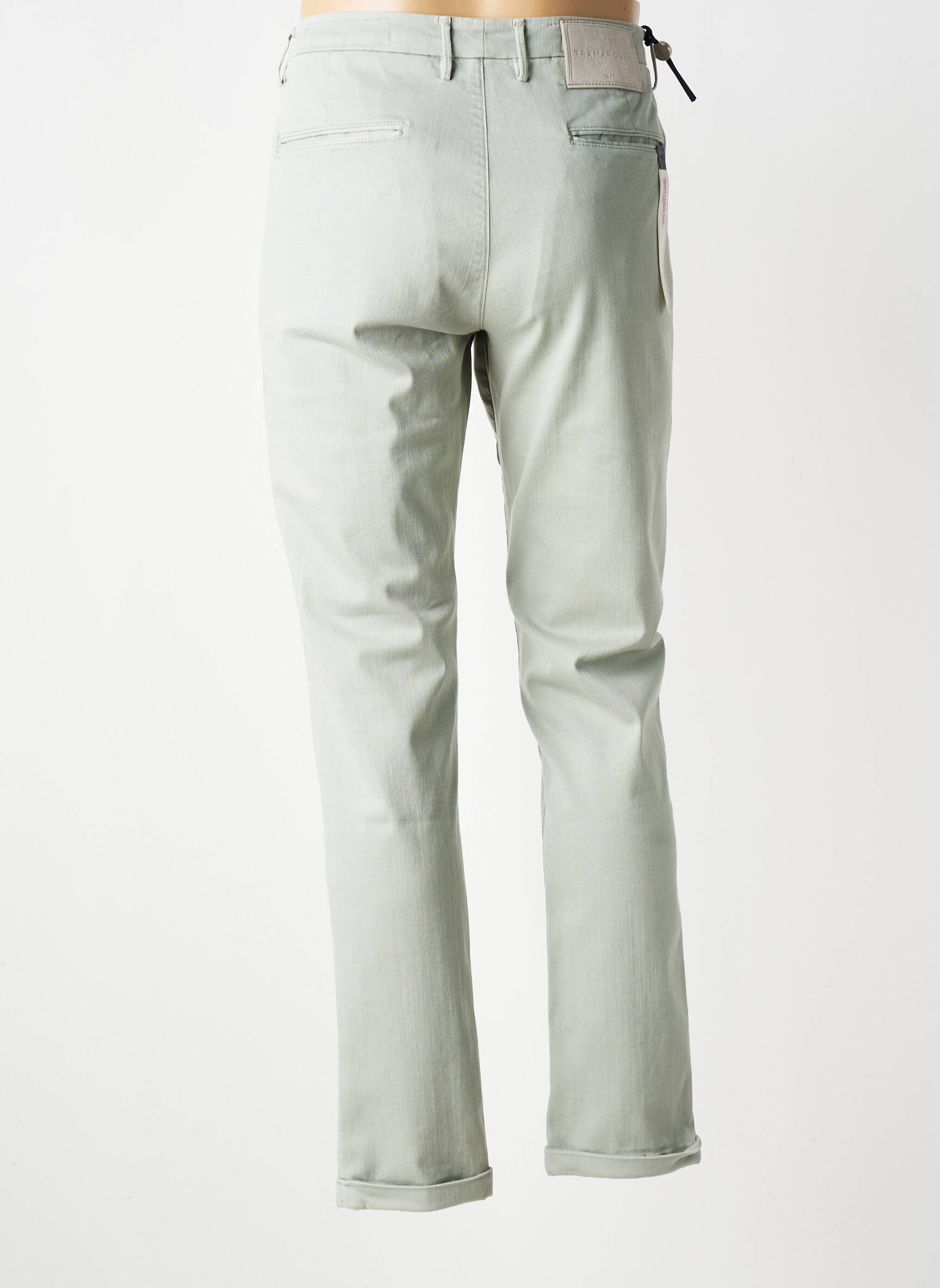 Pantalon chino poches taille basse vert TRAMAROSSA homme
