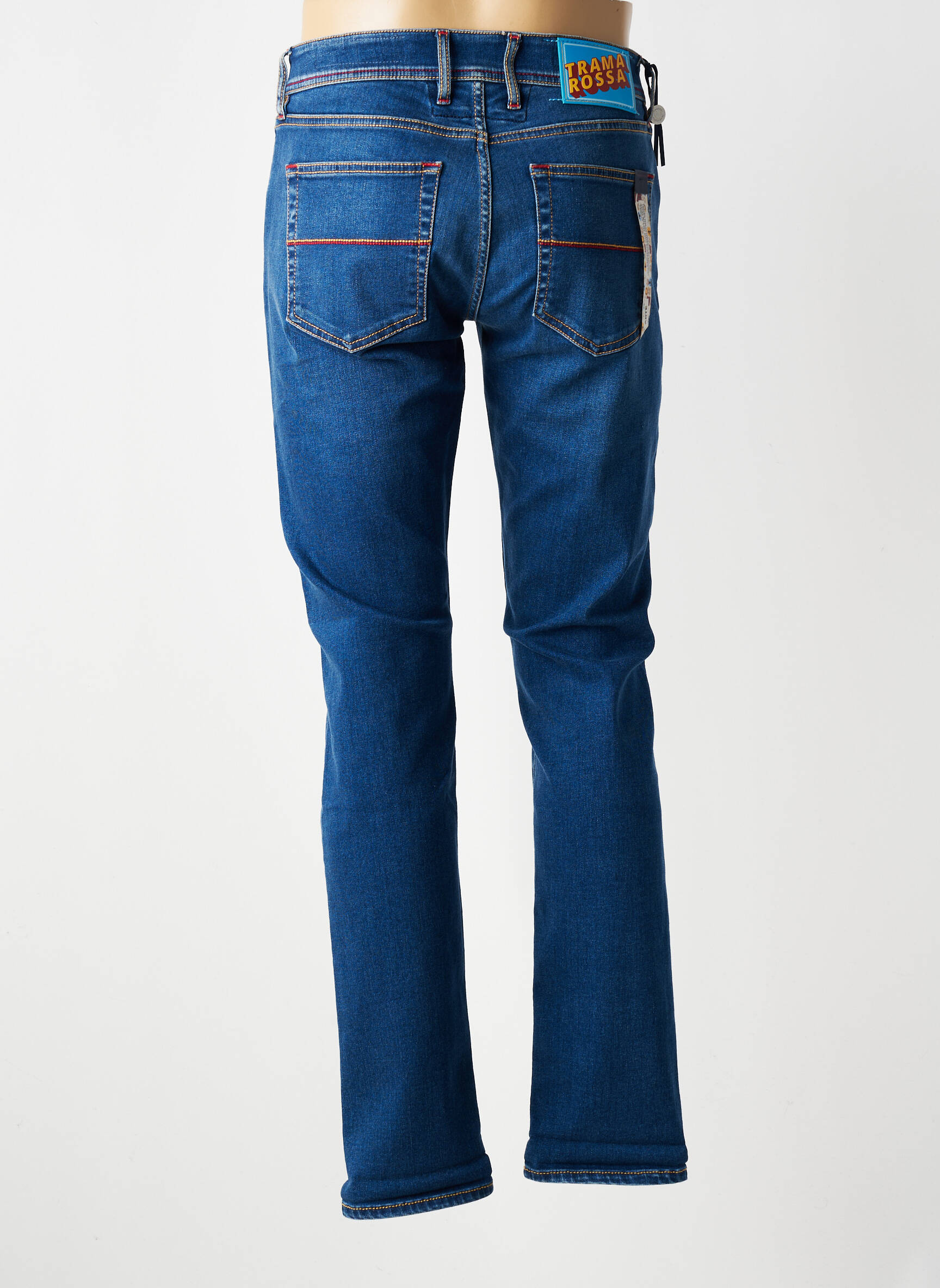 Jeans coupe slim stretch taille normale bleu TRAMAROSSA homme