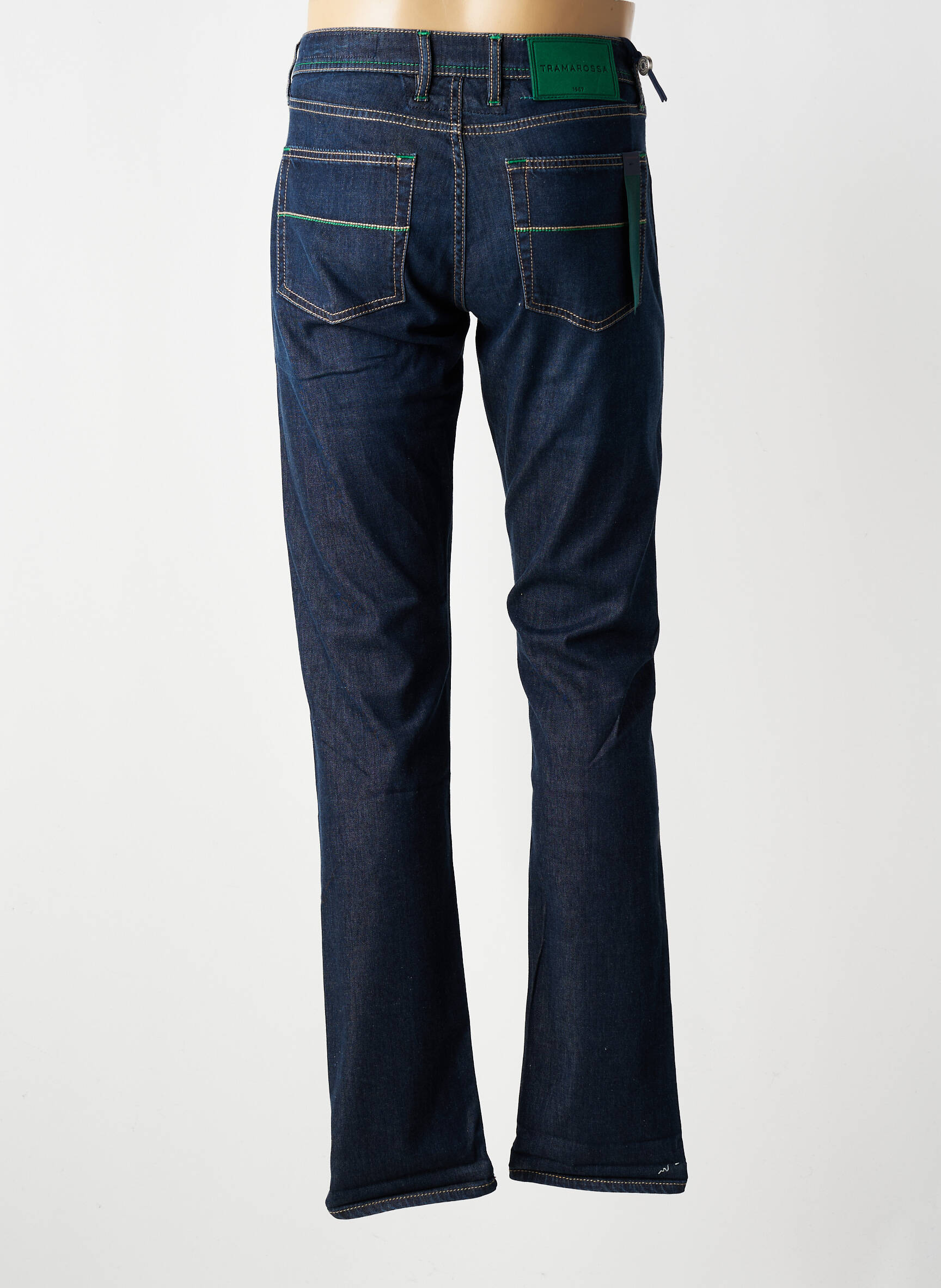 Jeans coupe slim tissage brut taille normale bleu TRAMAROSSA homme