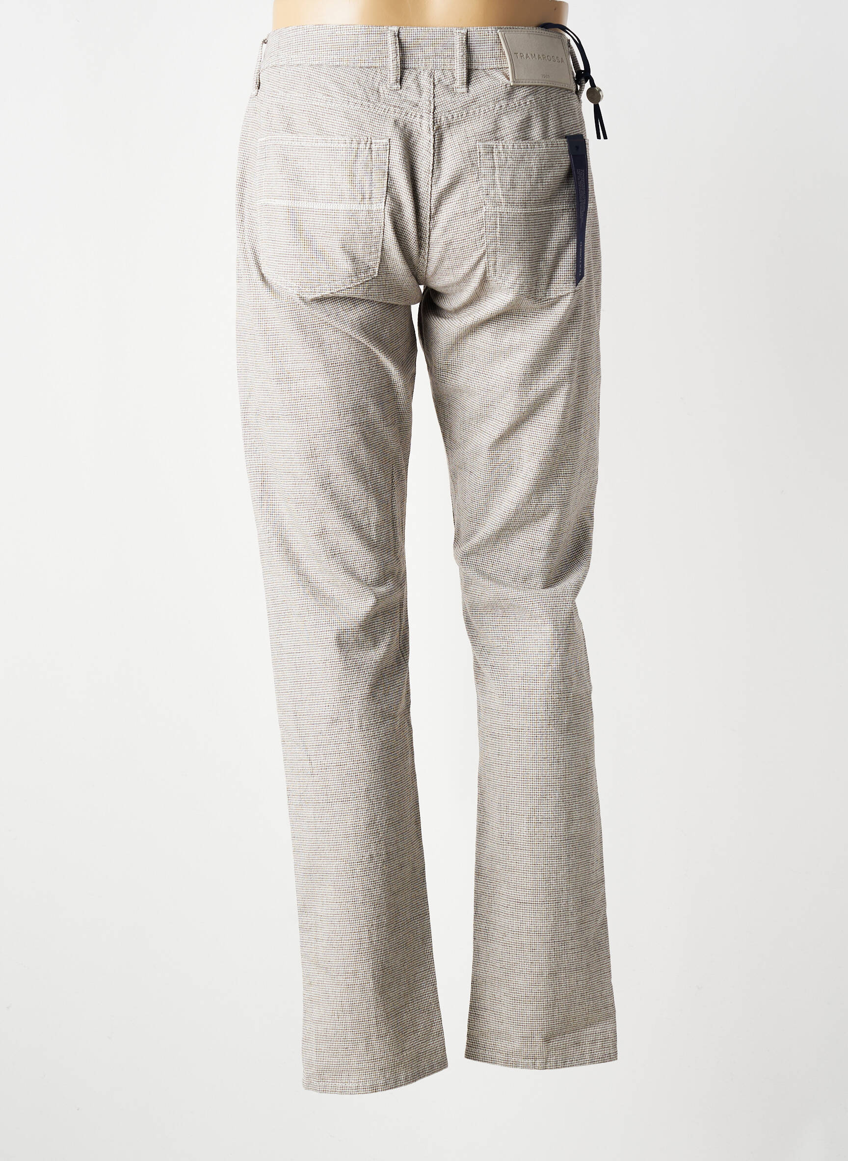 Jeans coupe slim poches taille normale beige TRAMAROSSA homme