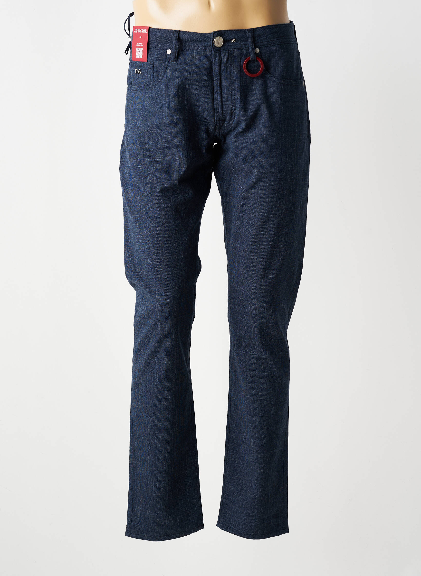 Jeans coupe slim poches taille normale bleu TRAMAROSSA homme