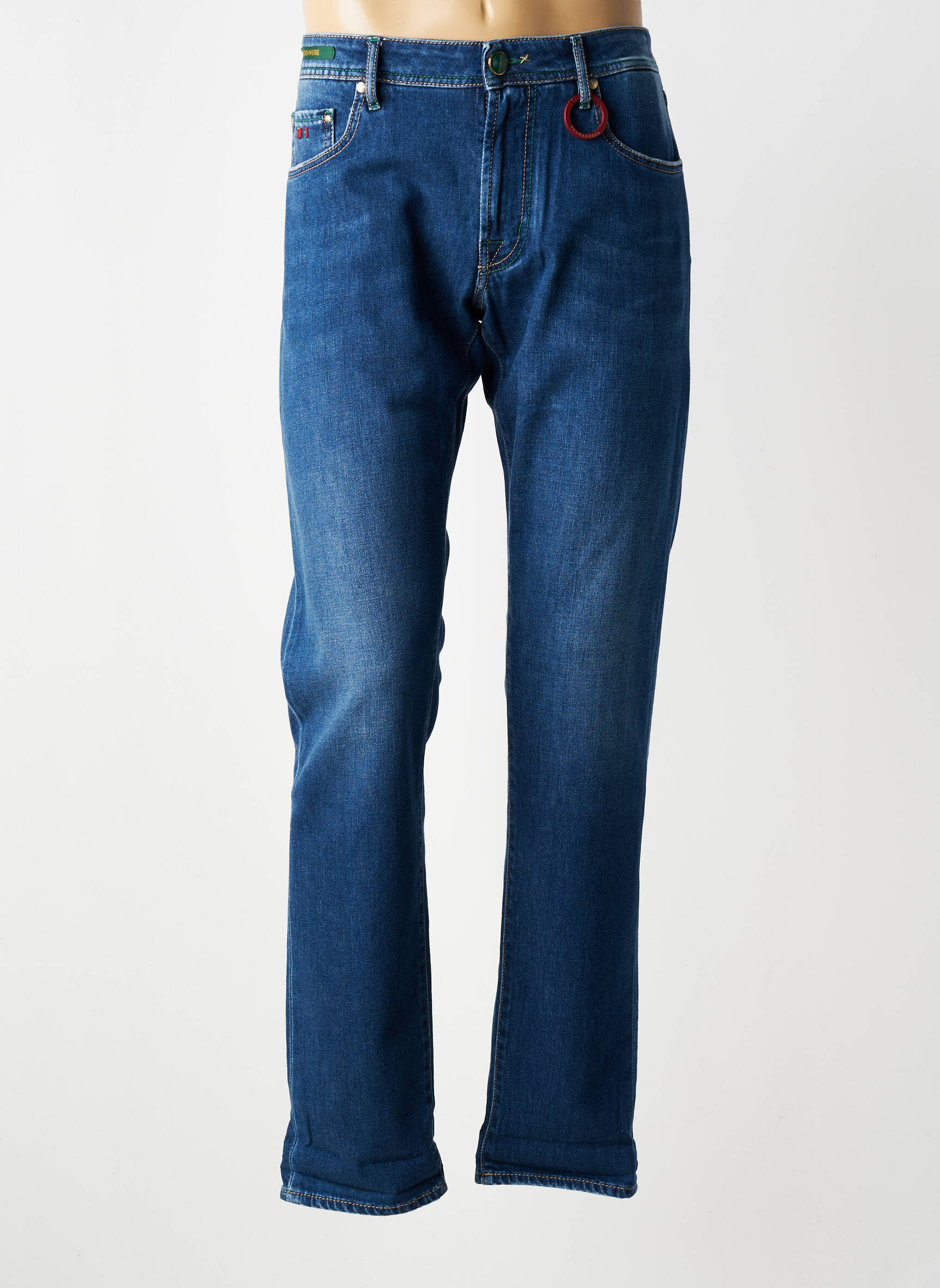 Jeans coupe slim stretch taille normale bleu TRAMAROSSA homme