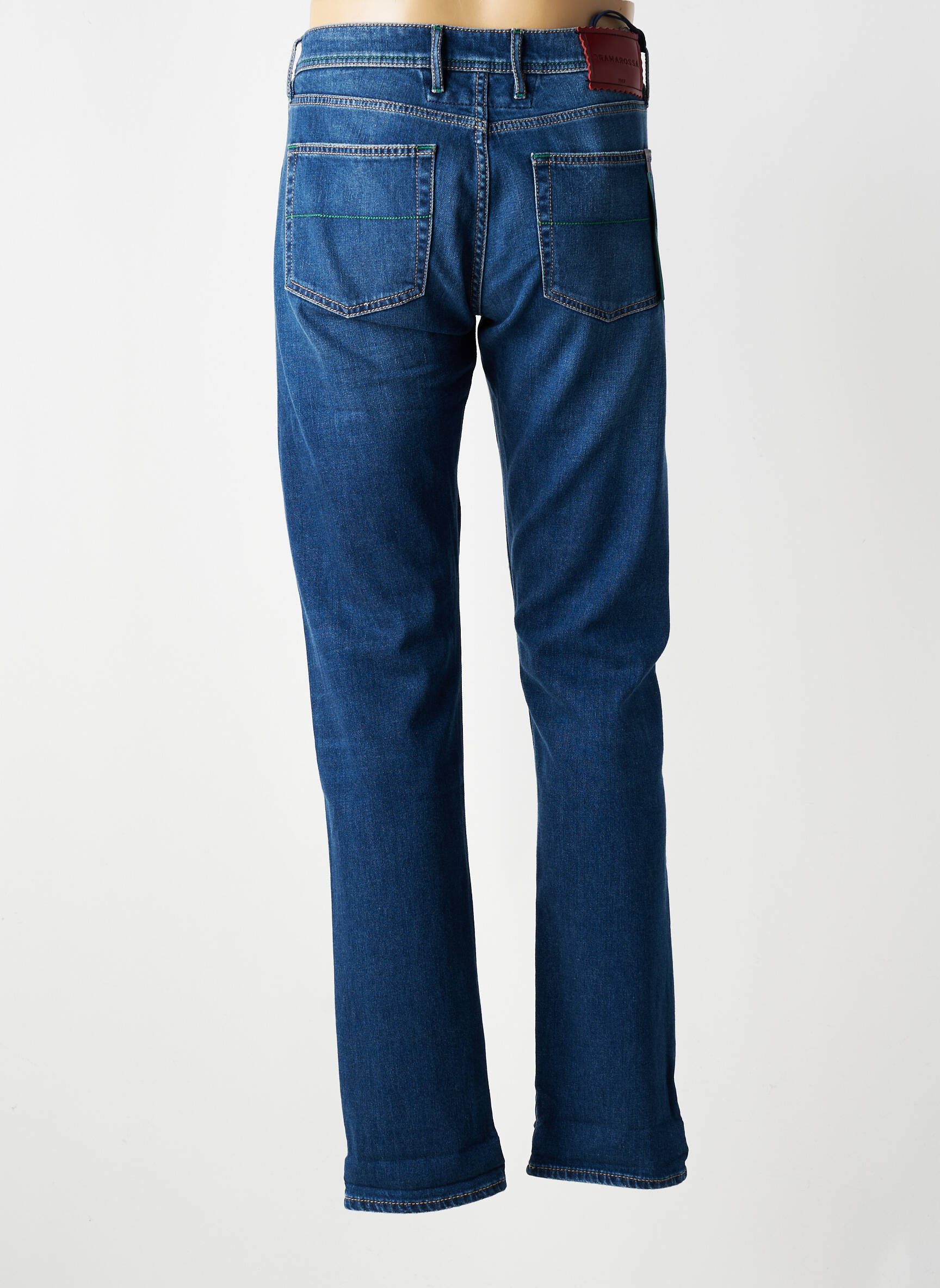 Jeans coupe slim stretch taille normale bleu TRAMAROSSA homme