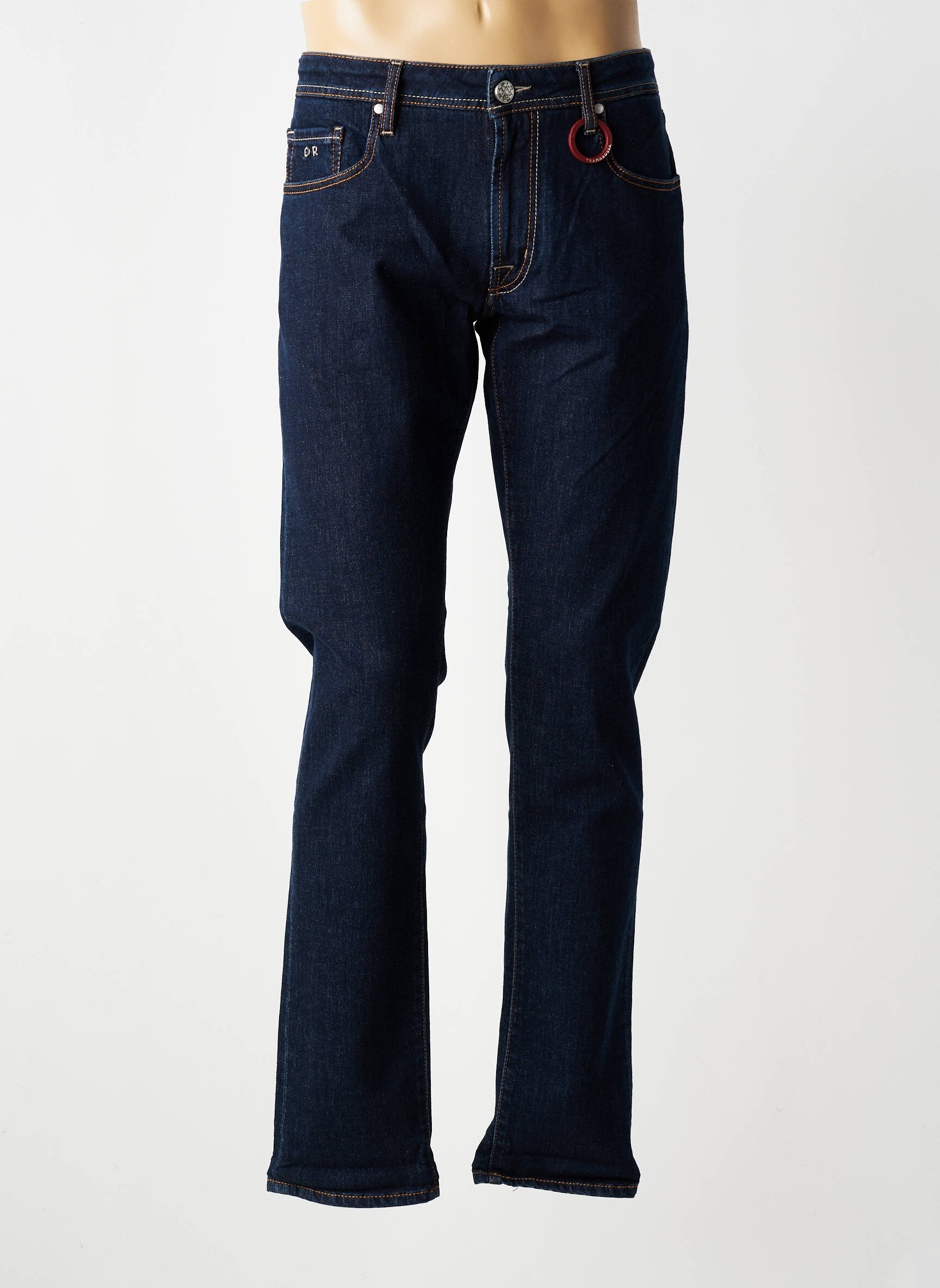 Jeans coupe slim tissage brut taille normale bleu TRAMAROSSA homme