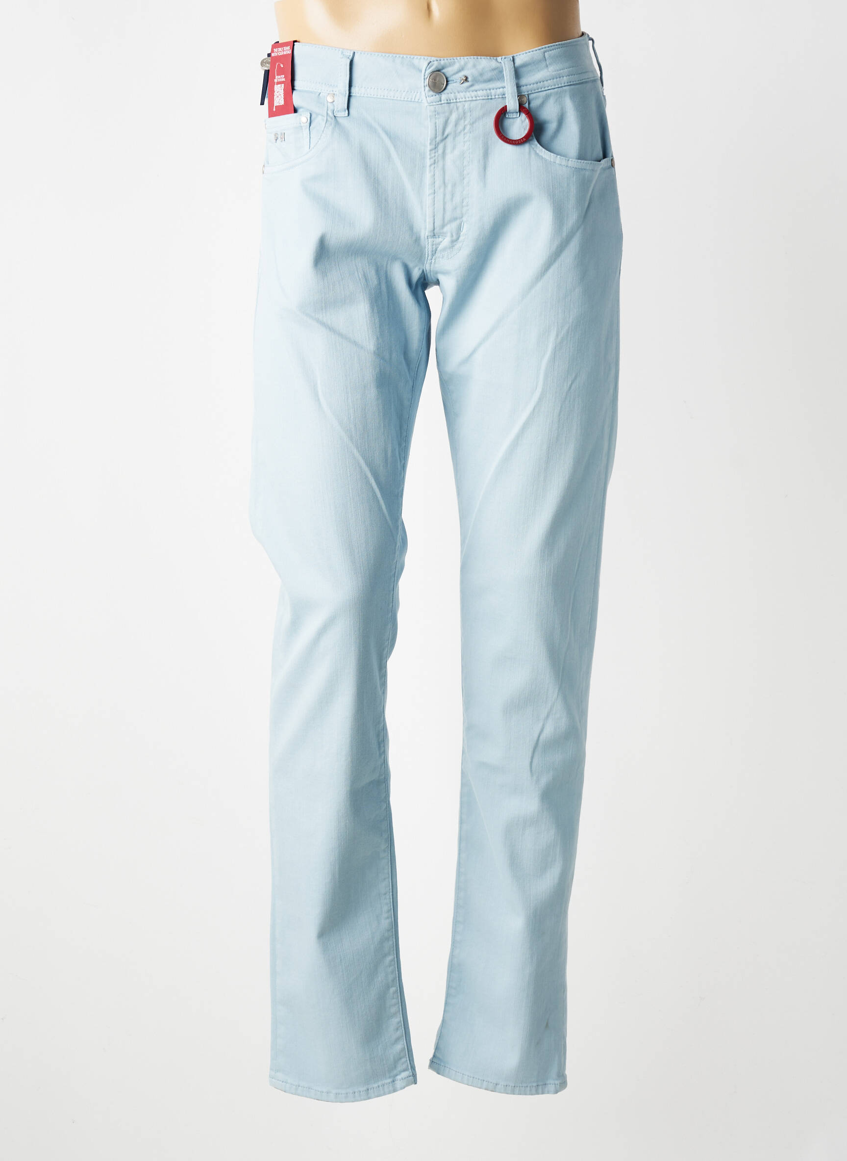 Jeans coupe slim poches taille normale bleu TRAMAROSSA homme