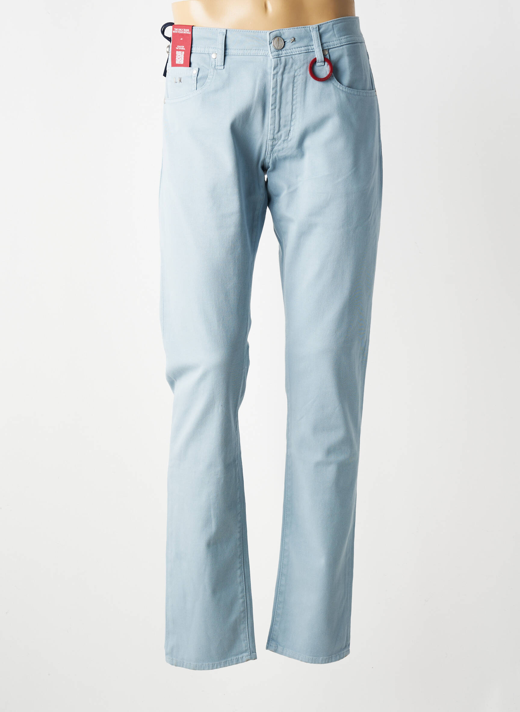 Jeans coupe slim stretch taille normale bleu TRAMAROSSA homme