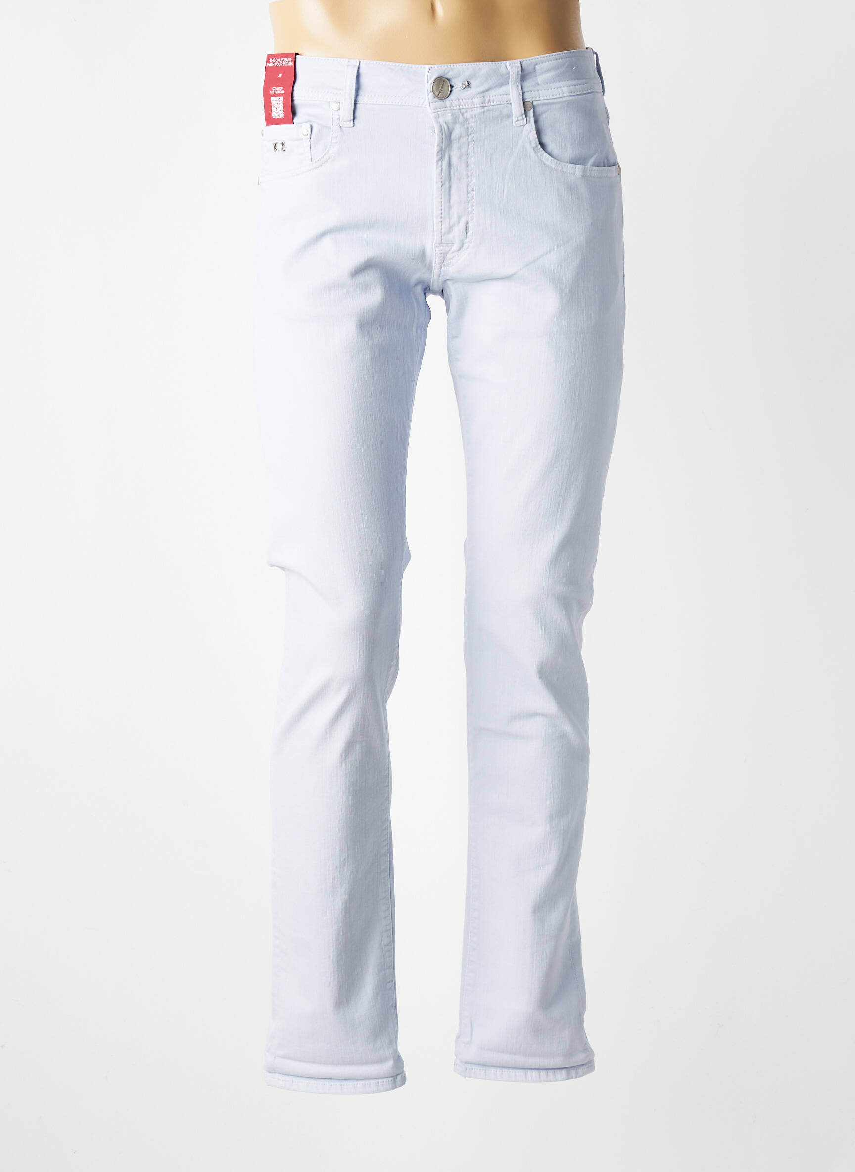 Jeans coupe slim stretch taille normale violet TRAMAROSSA homme