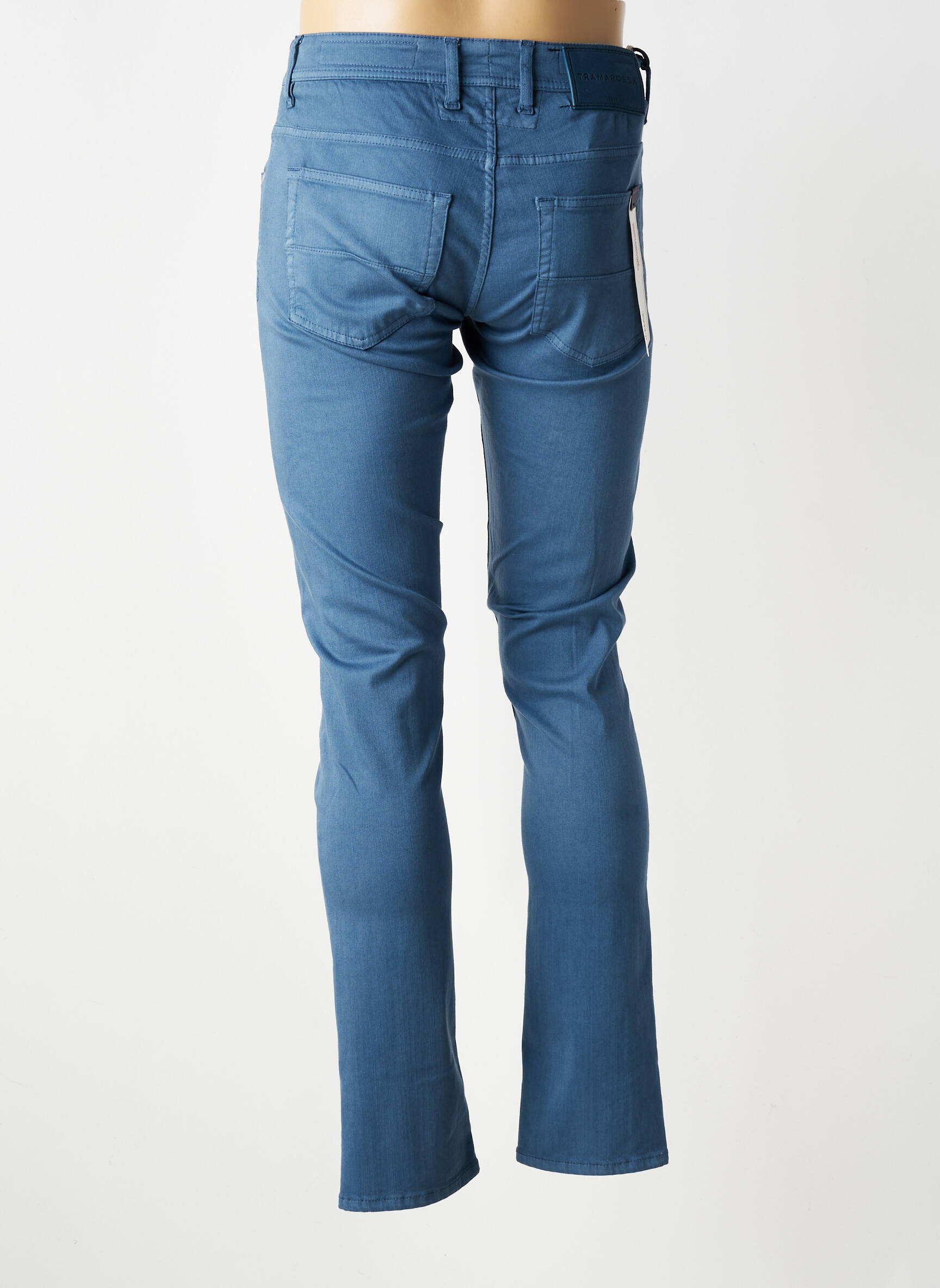Jeans coupe slim fermeture boutonnée sur le devant taille normale bleu TRAMAROSSA homme