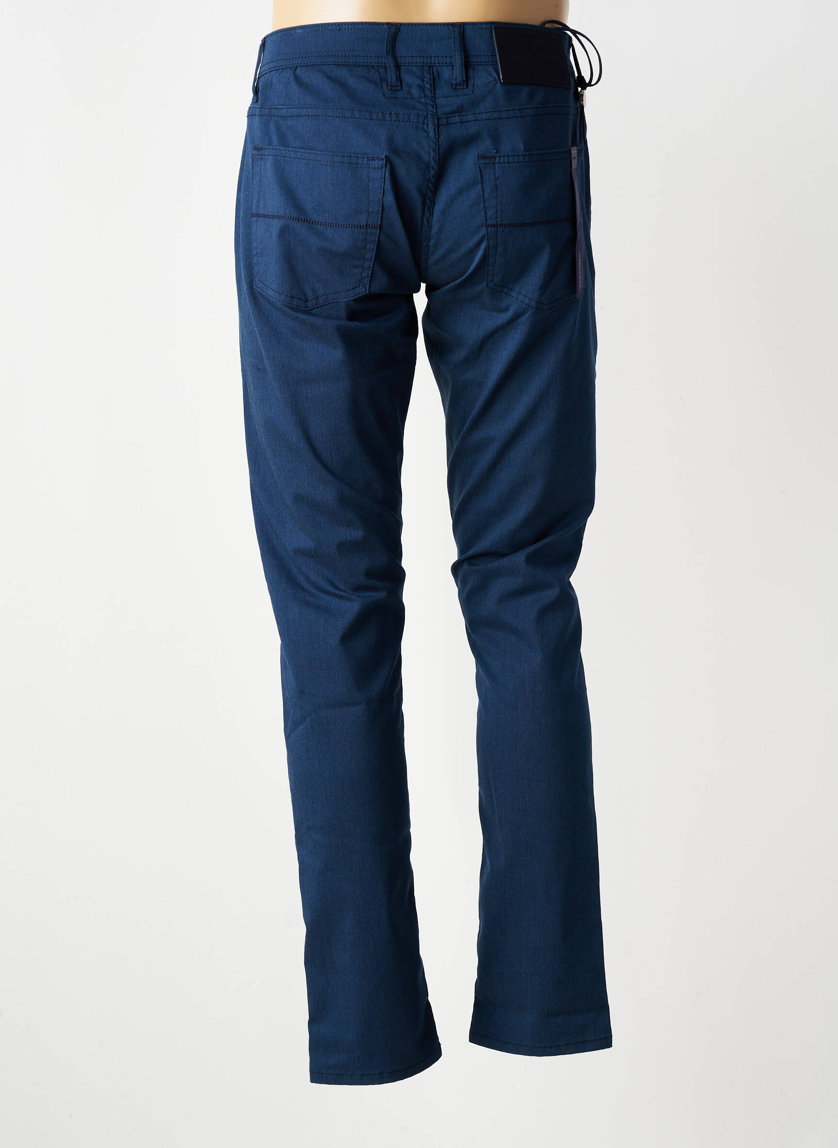 Jeans coupe slim fermeture boutonnée sur le devant taille normale bleu TRAMAROSSA homme