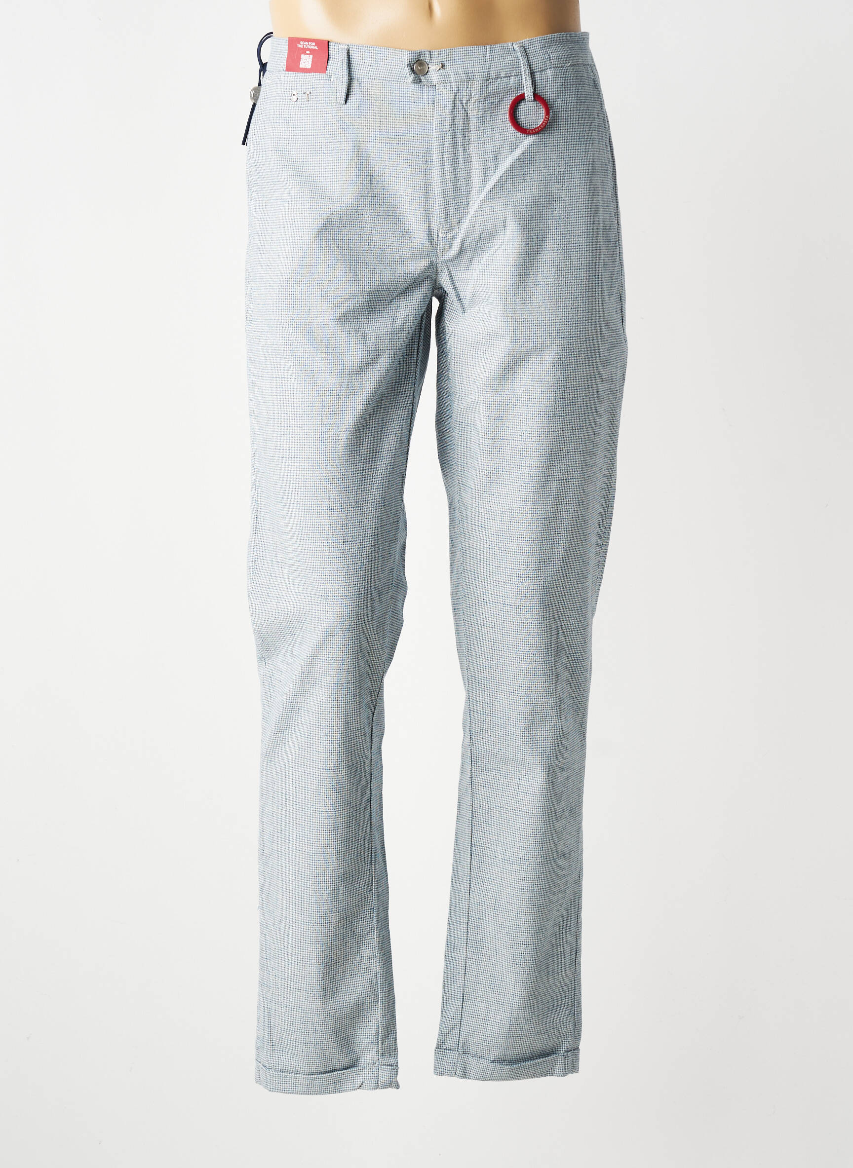 Pantalon chino taille normale taille normale gris TRAMAROSSA homme